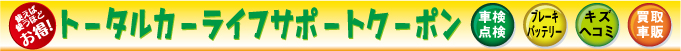 トータルカーライフサポートクーポン